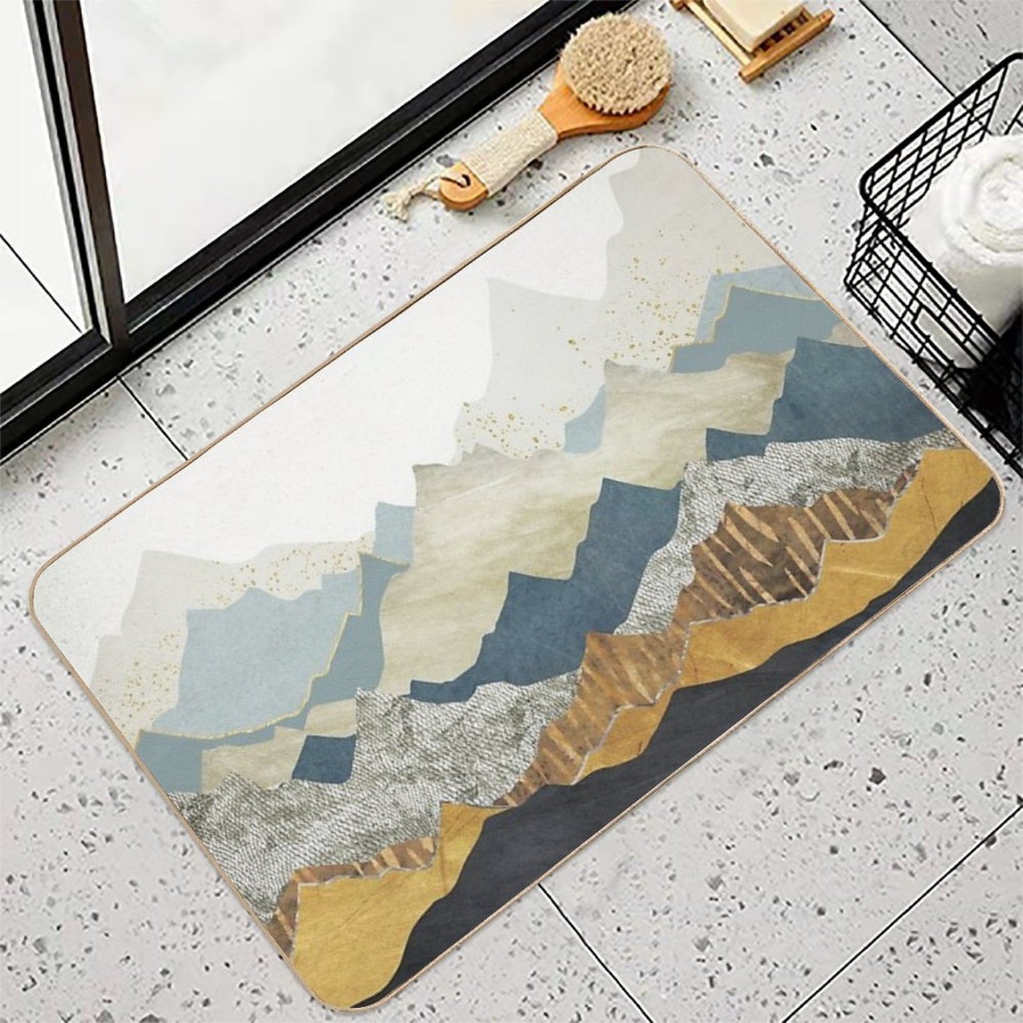 Distant Peaks  Multi-Purpose Bath Mat