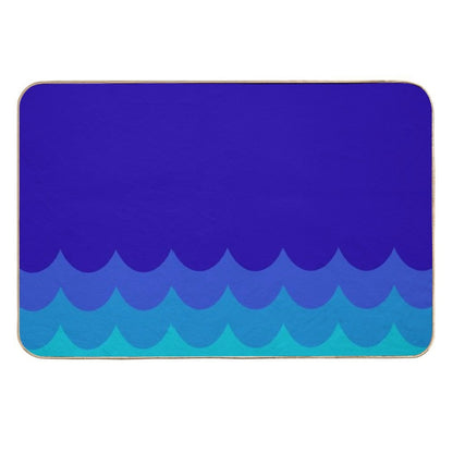 Blue Ocean  Stain-Proof Bath Mat