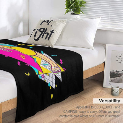 Coco  Ongezellig  90s Design Versatility Throw Blanket