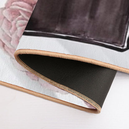 Floral Perfume - Bed And Bath Design  Stain-Proof Bath Mat