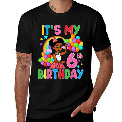 Kids It's My 6th Birthday Gracie's Corner Six Years Old  Versatile T-Shirt
