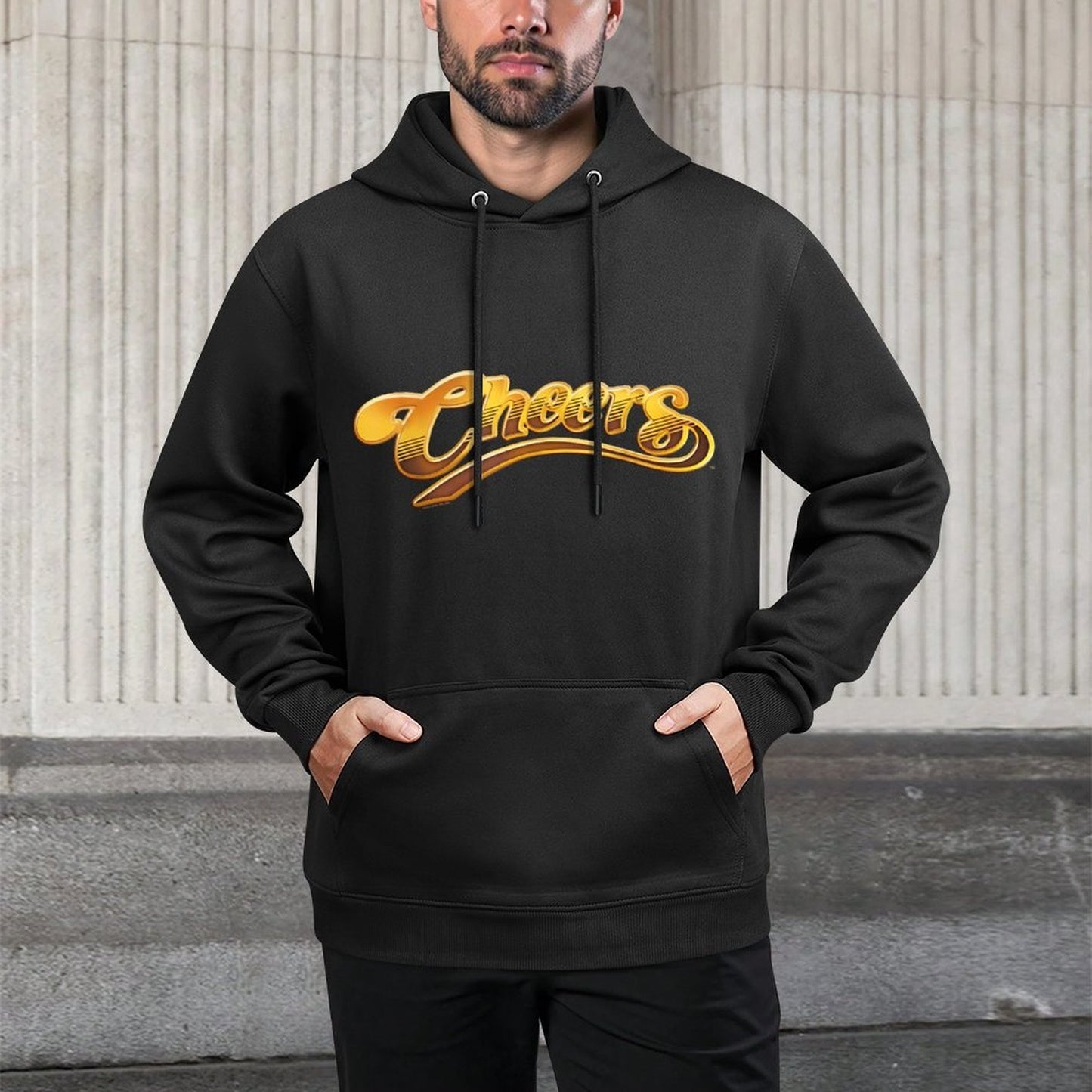 Cheers Logo Cotton-Polyester Blend Hoodie
