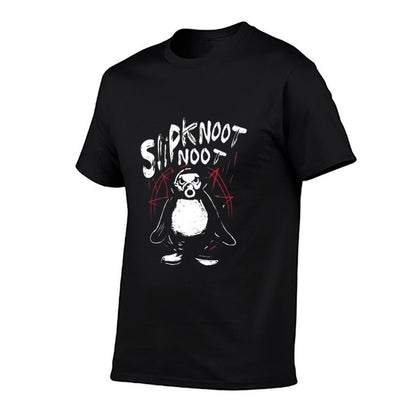 Slipknoot Noot Penguin Death Metal Goth Hard Rock  Relaxed-fit T-Shirt