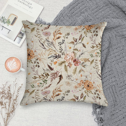 Delilah (autumn) Soft Washable Throw Pillow