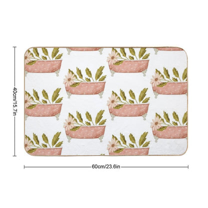 Feminine Bath Time  Eco-Friendly Bath Mat