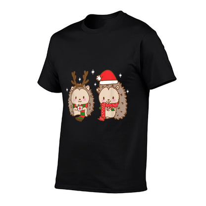 Hedgehog Christmas  Stretchy T-Shirt