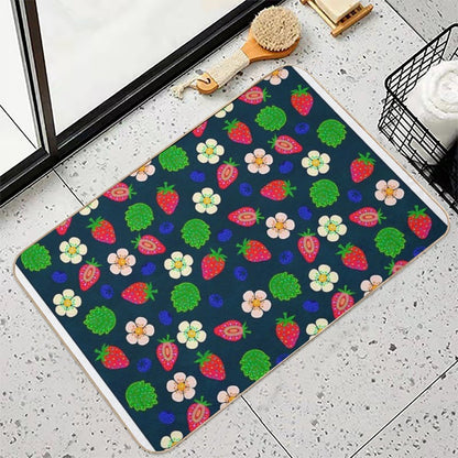 Strawberry Magic  Dirt-Trapping Bath Mat