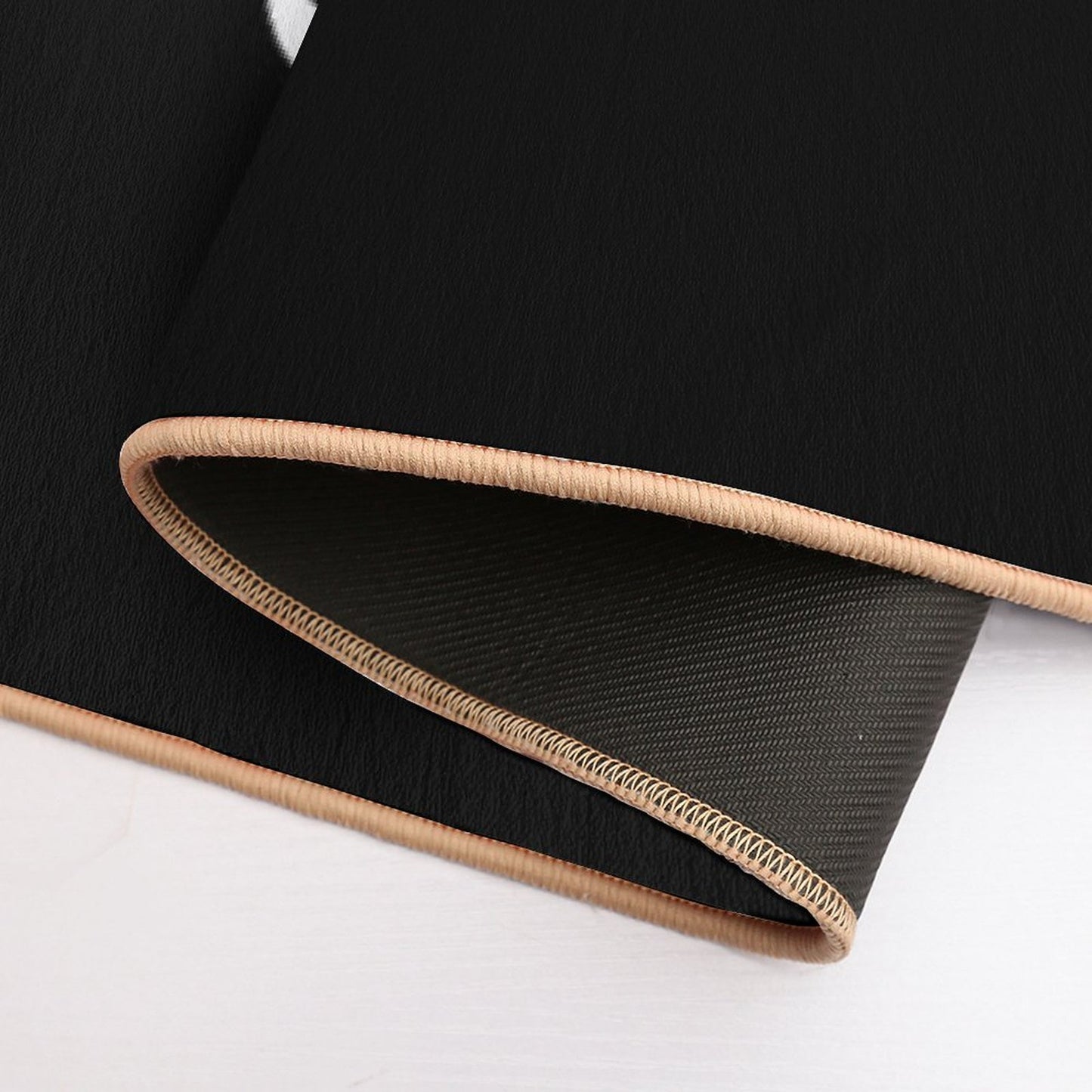 Get Naked Black  Slip-Resistant Bath Mat