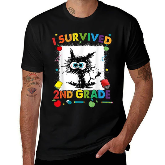 Funny Last Day Of Second 2nd Grade I Survived 2nd Grade  Soft T-Shirt