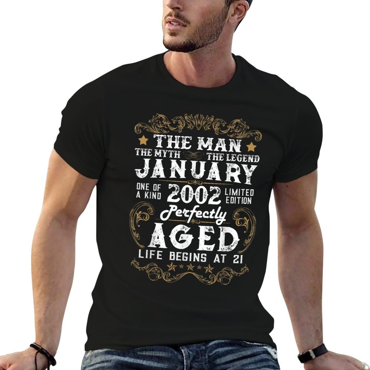 Legends Were Born In January 2002 21st Birthday  Lightweight T-Shirt