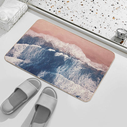 Pink Sand Beach  Eco-Friendly Bath Mat