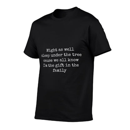 Funny Christmass Men Women Kids Christmas Pajamas  Heathered Texture T-Shirt