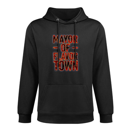 Mayor of Flavor Town Fire Lover Costume Gifts Souvenir Layering Staple Hoodie