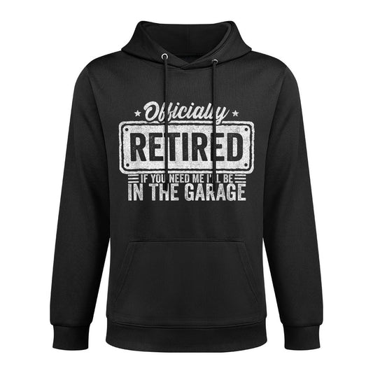 Funny Retirement - Officially Retired Dad - Retired Husband Relaxed Fit Hoodie