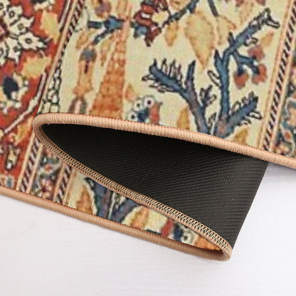 Tabriz Tree of Life Persian Rug Print Durable Bath Mat