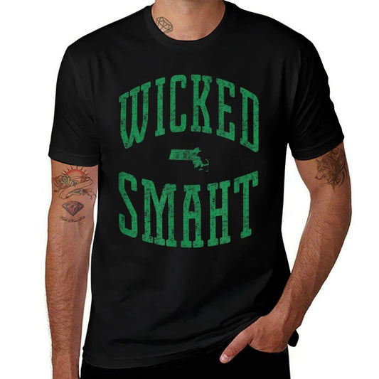Wicked Smaht Vintage Style  Polyester Blend T-Shirt