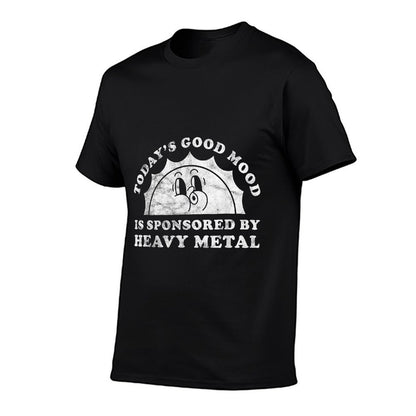 Funny Cute Vintage Retro Heavy Metal Or Heavy Metal  Breathable T-Shirt