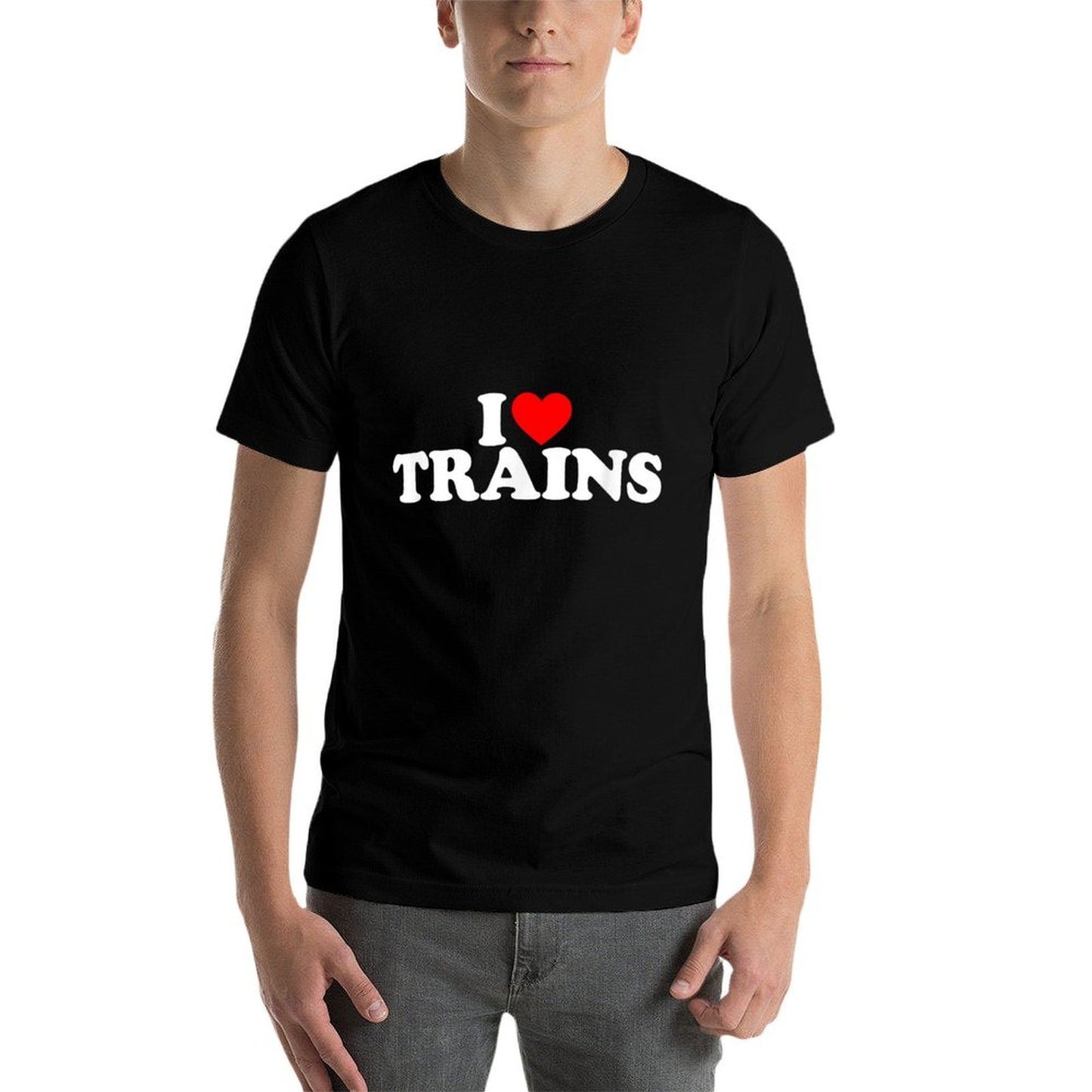 I Love Trains  Affordable Price T-Shirt