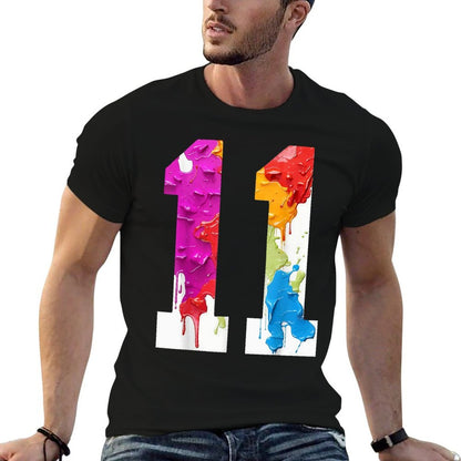 NUMBER 11 YEARS OLD 11TH BIRTHDAY  Odor-resistant T-Shirt