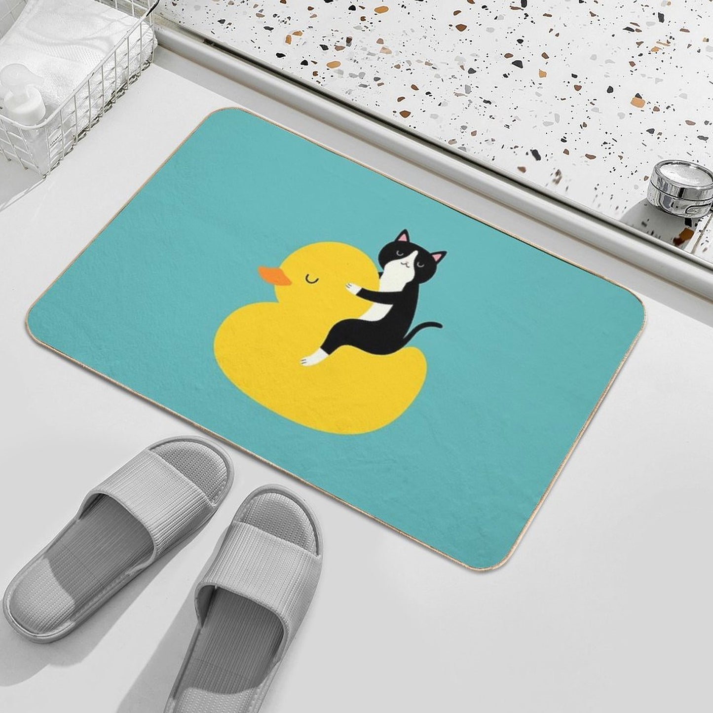 Meow Time  Multi-Purpose Bath Mat
