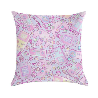 Game Over! Soft Shrink-Resistant Throw Pillow