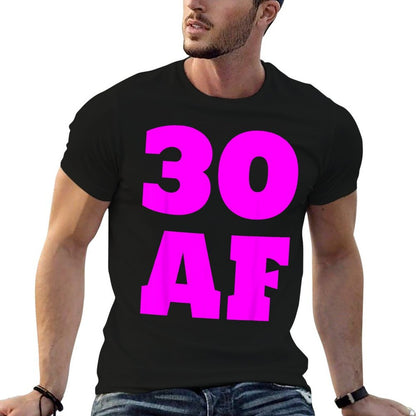 30th Birthday - Thirty AF Dirty Thirty Tee  Slim-fit Cut T-Shirt