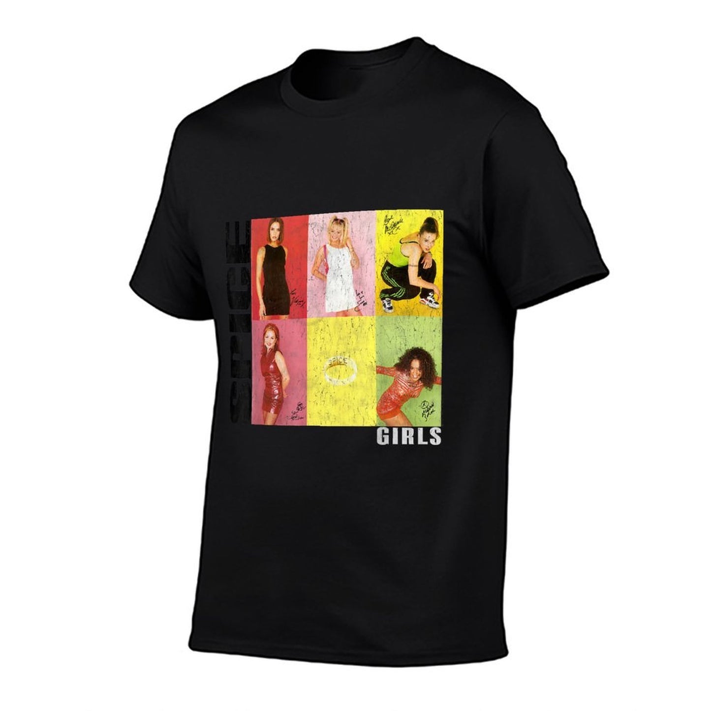 Official Spice Girls Signitures  Polyester Blend T-Shirt