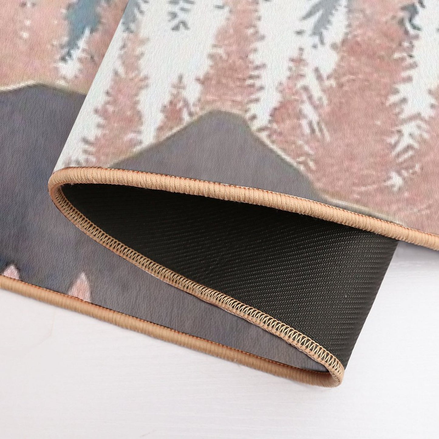 Winter Peaks  Fade-Resistant Bath Mat