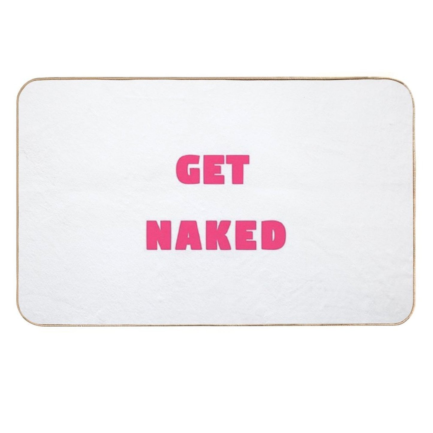 Get Naked - Pink  Absorbent Bath Mat