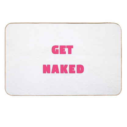 Get Naked - Pink  Absorbent Bath Mat