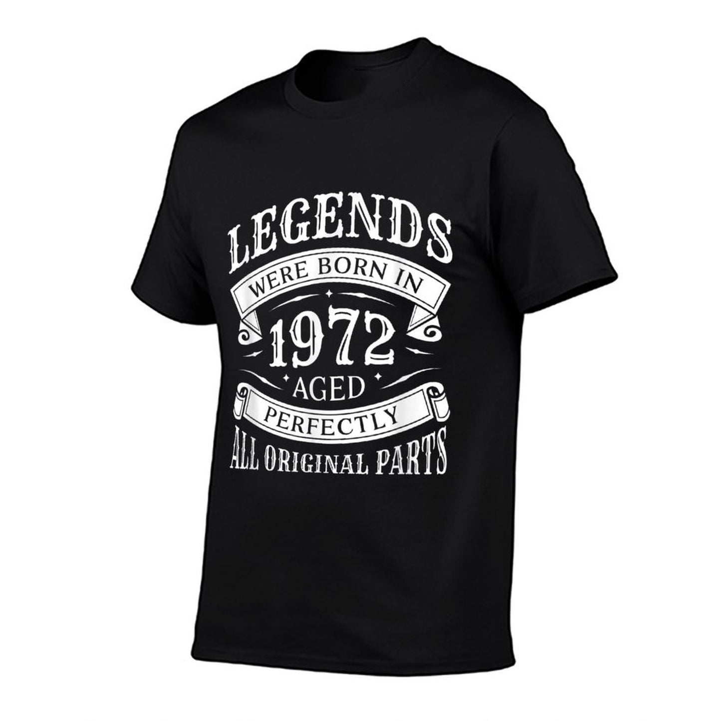 Legends Were Born In 1972 - Vintage 50th Birthday  Heathered Texture T-Shirt