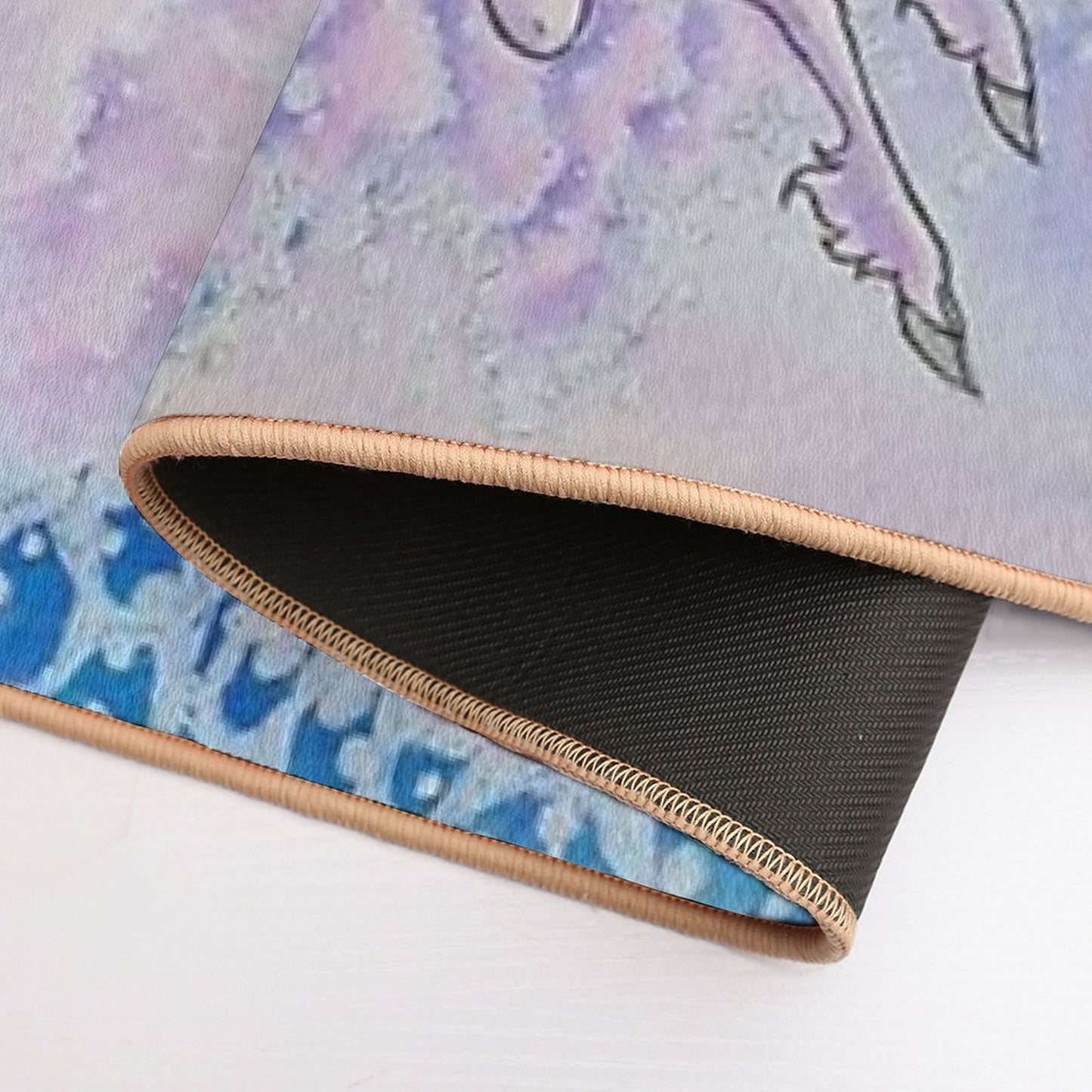 Unicorns in The Sea Part Two  Fade-Resistant Bath Mat