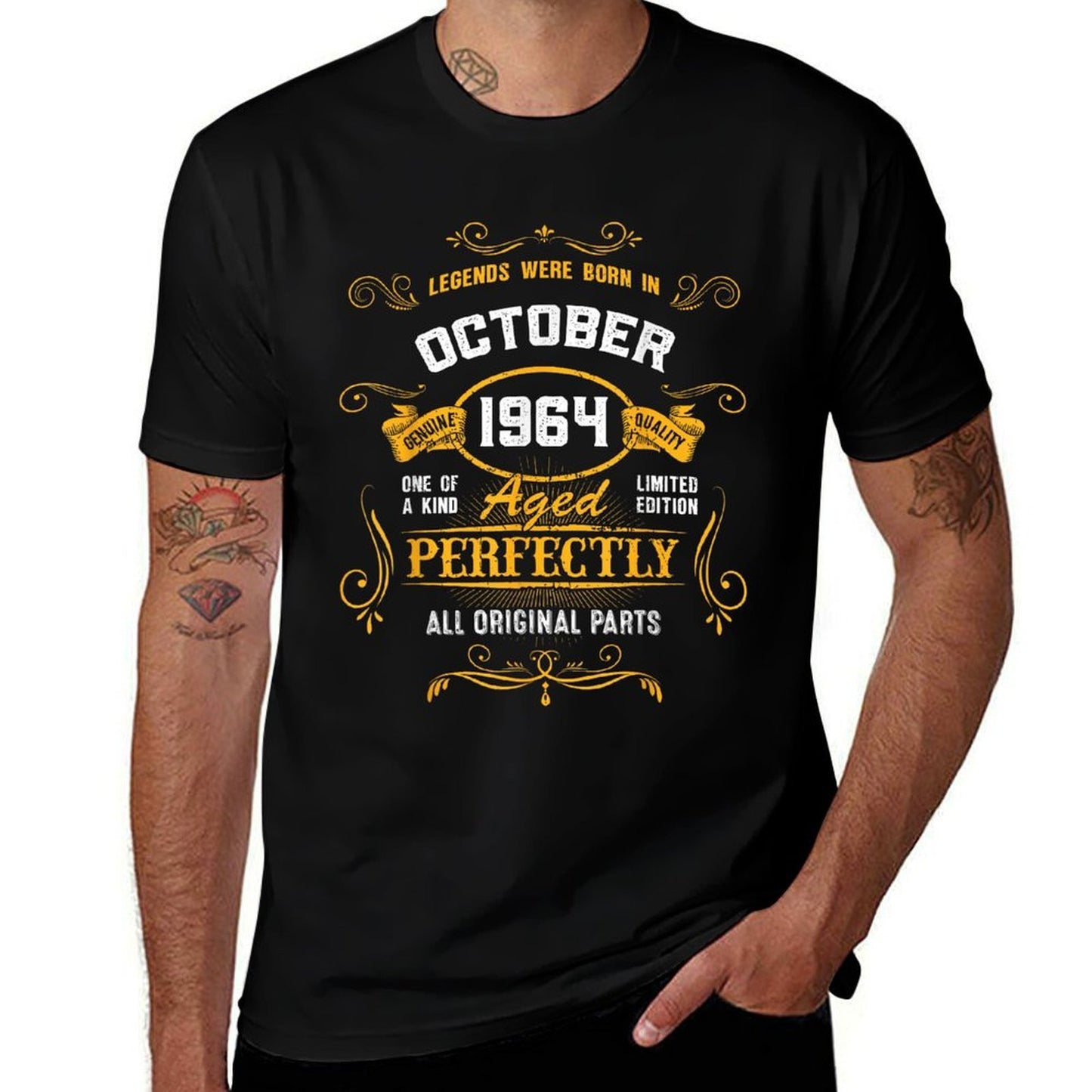 60 Years Old Awesome Since October 1964 60th Birthday Gifts  Stretchy T-Shirt