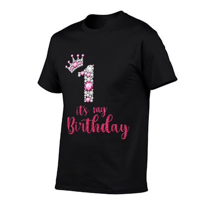 1 It's My Birthday 1st Birthday 1 Year Old Bday  Breathable T-Shirt