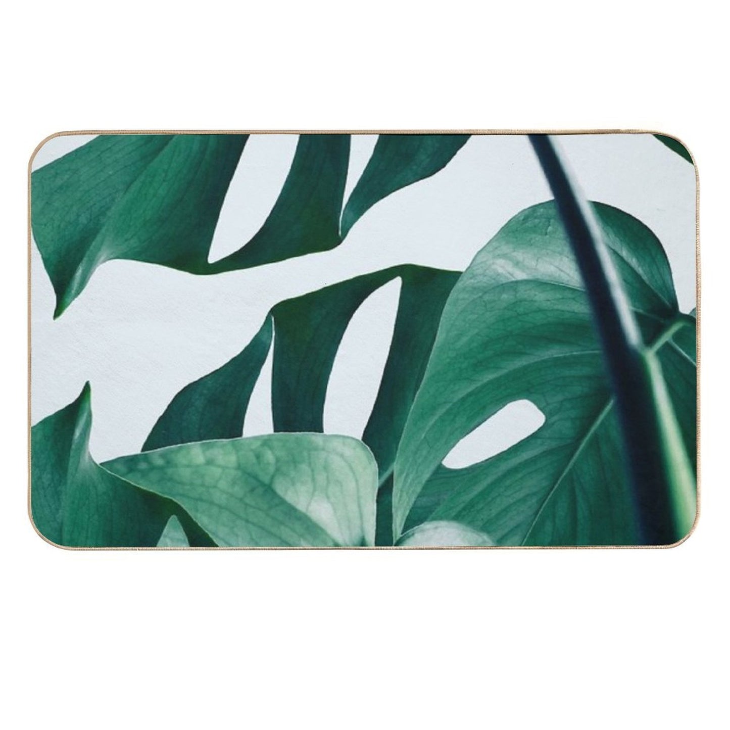 Monstera #redbubble #artprints  Long-Lasting Bath Mat