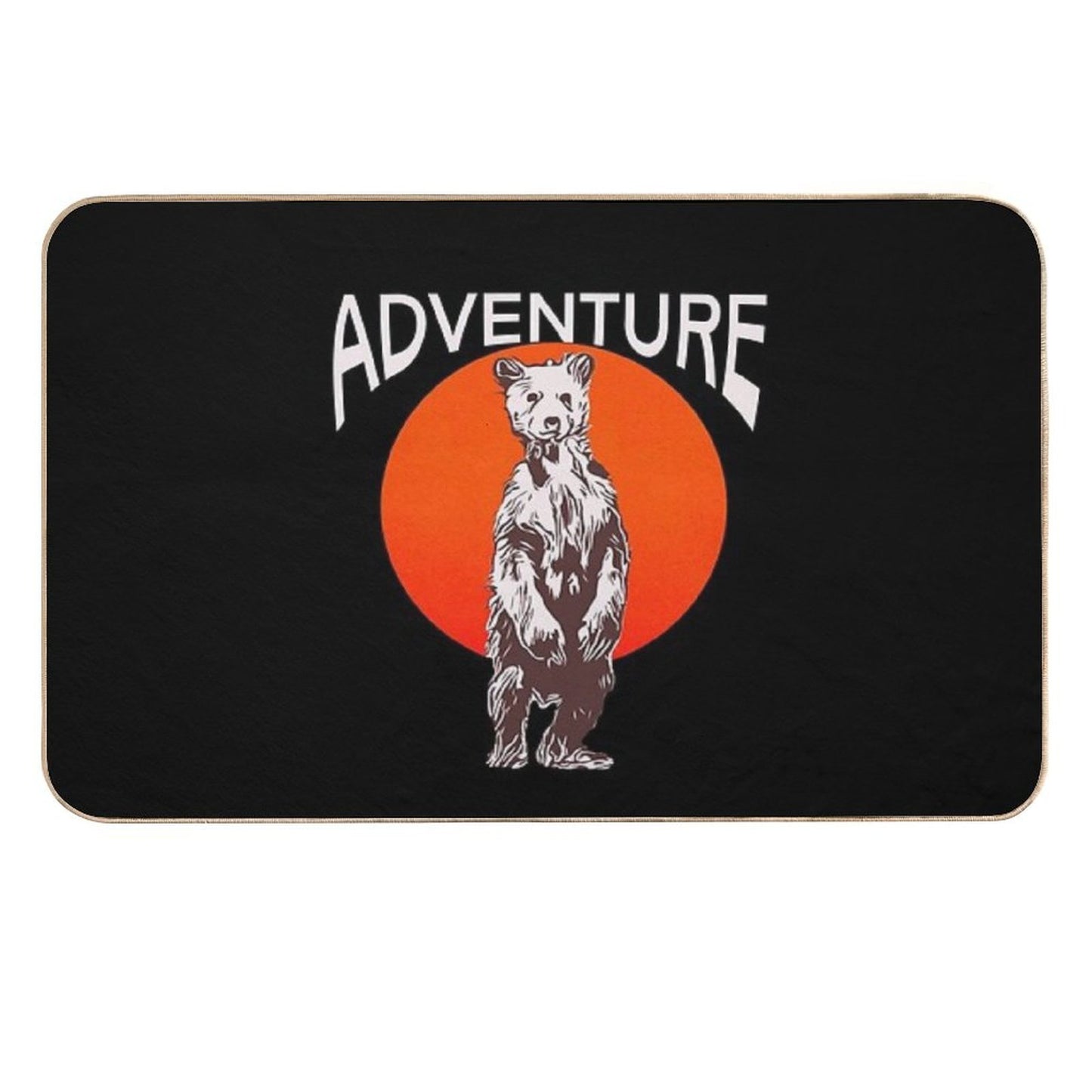 Adventure Bear  Rapid-Drying Bath Mat