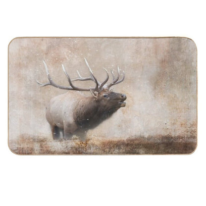 Bugling Bull Elk  Pet-Safe Bath Mat