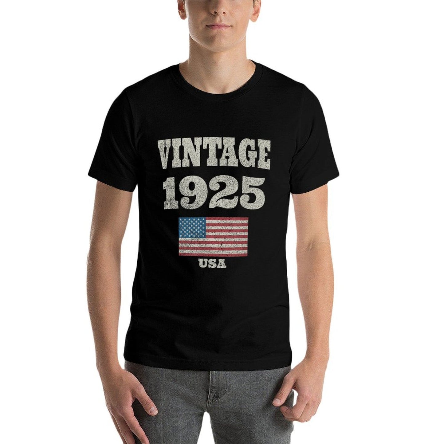 100th Birthday Patriotic Vintage Retro 1925 American  Versatile T-Shirt