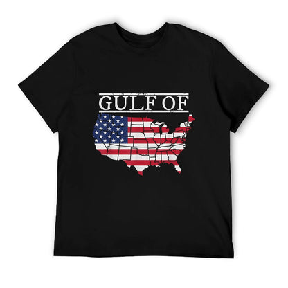 Gulf of USA America Funny USA Flag Vintage-inspired T-Shirt
