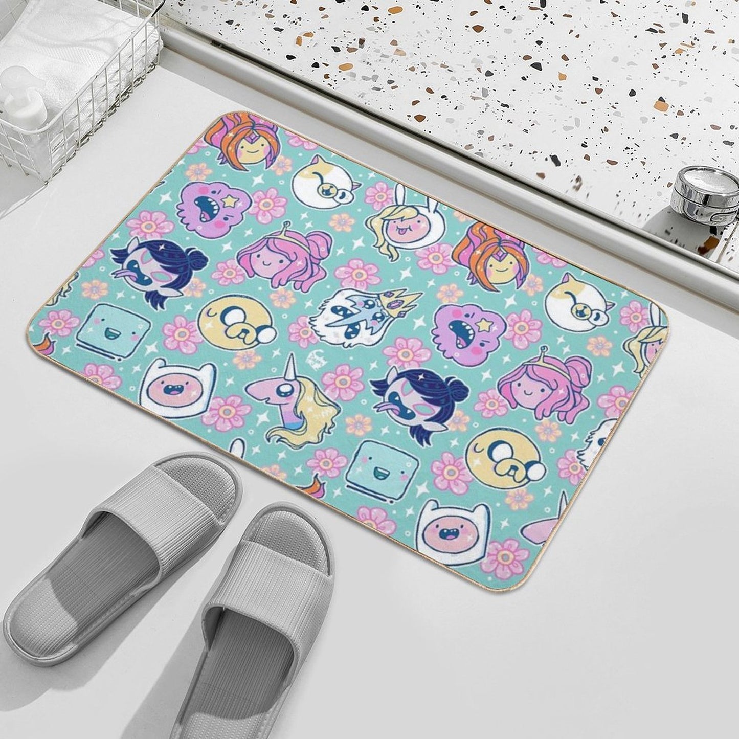 Adventure Time Friends 1 - REMASTERED -  Long-Lasting Bath Mat