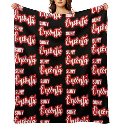 SUNY Oneonta Versatility Throw Blanket
