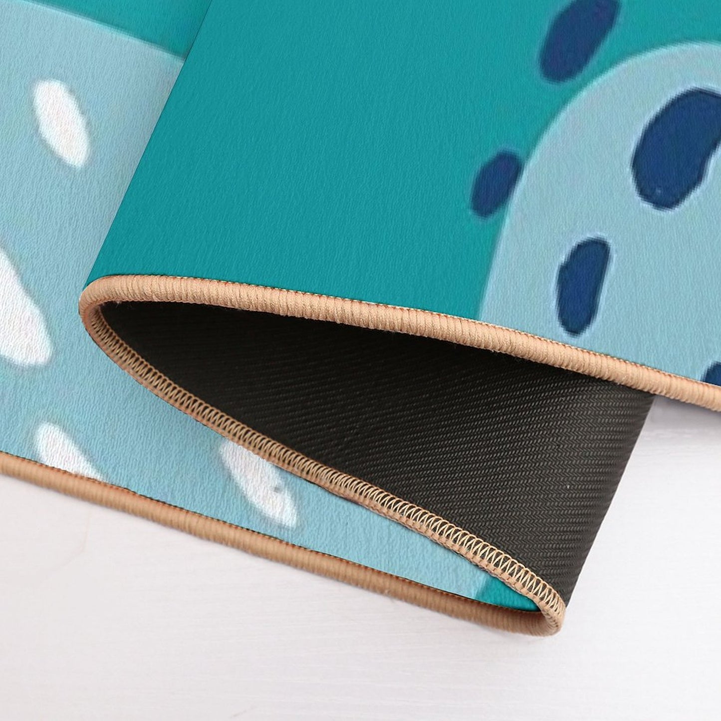 Blue Water Shower  Easy Maintenance Bath Mat