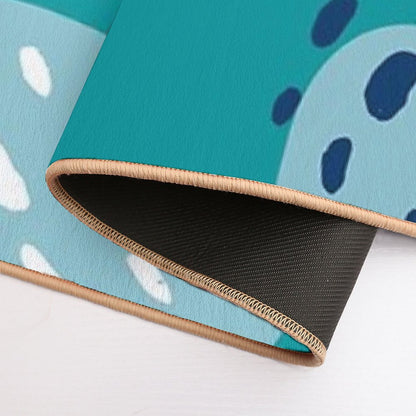 Blue Water Shower  Easy Maintenance Bath Mat