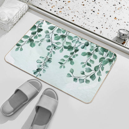 Plant Vines Durable Bath Mat