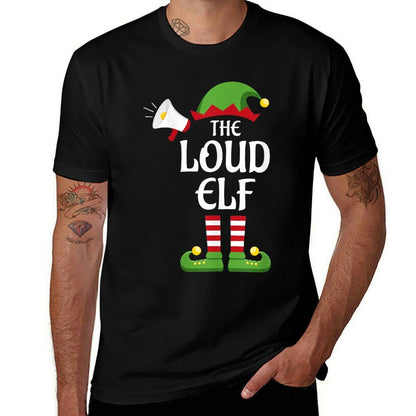 Loud Elf Family Matching Group Christmas  Slim-fit Cut T-Shirt