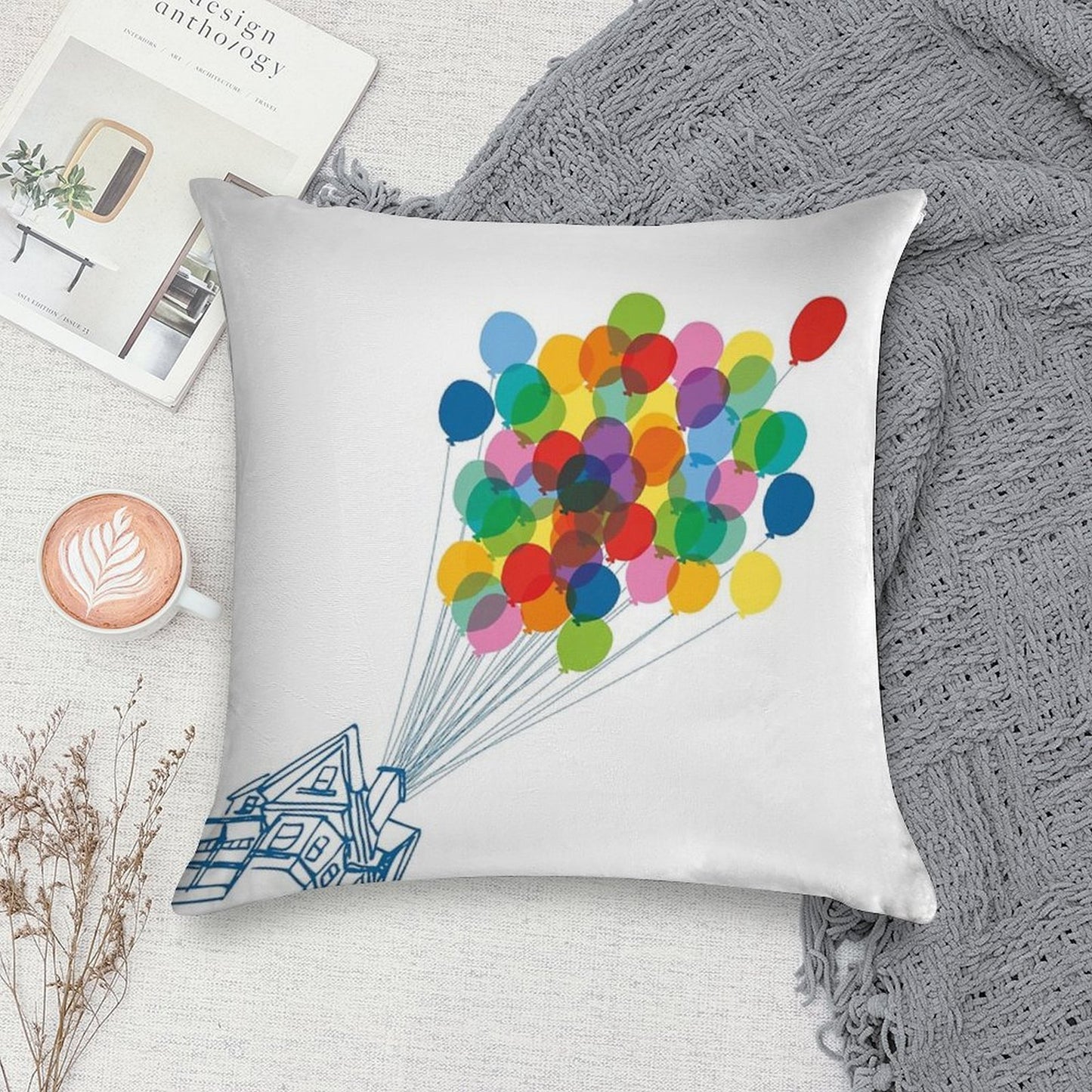 Up There - Up Soft Easy Maintenance Throw Pillow