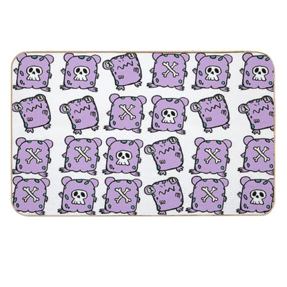 Croaker Pattern (frog And Toad) Durable Bath Mat