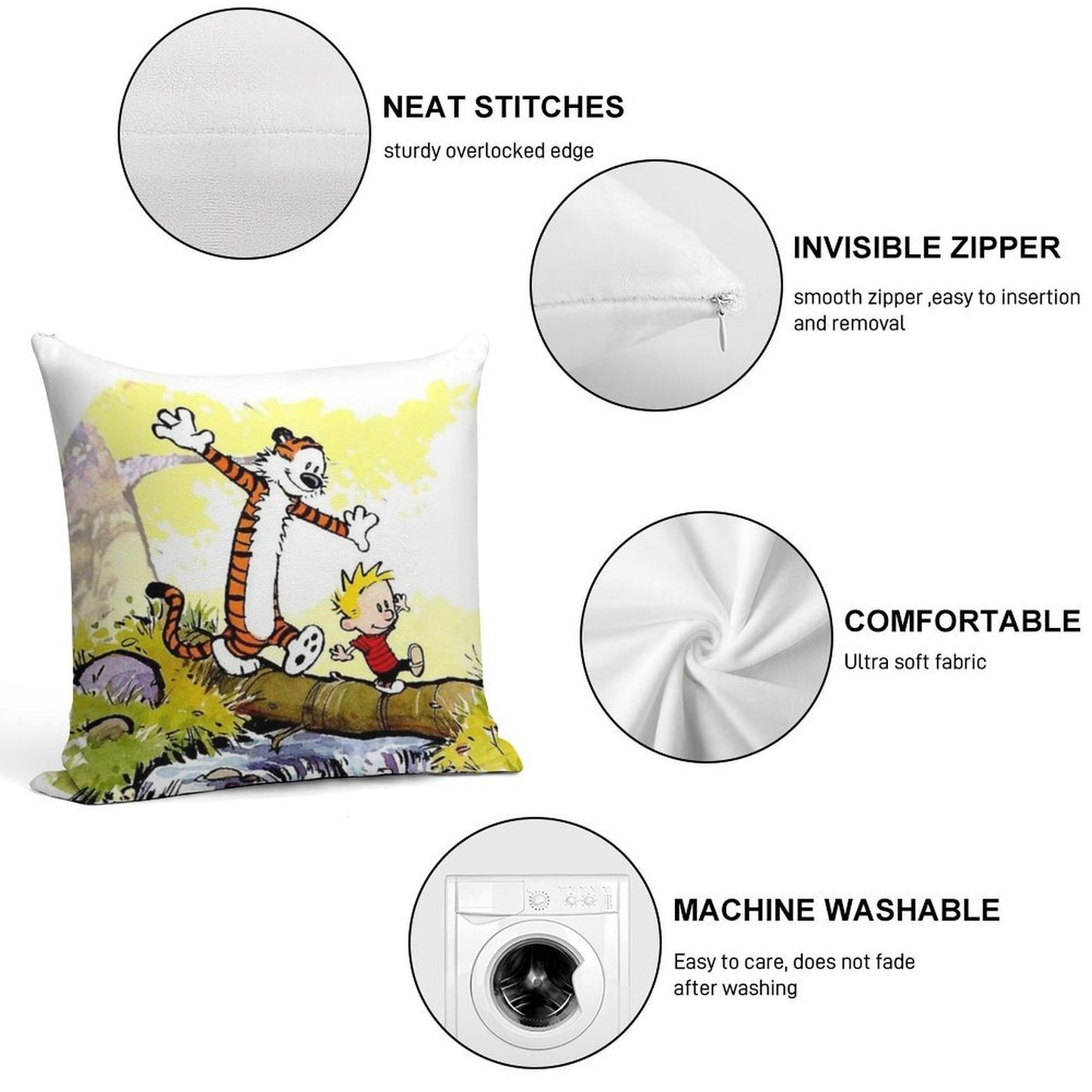 MF82F8BVSPFS0 Soft Multiple Sizes Throw Pillow