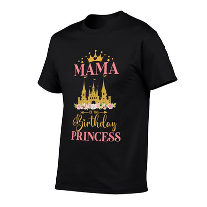 Mama of The Birthday Princess Castle Birthday Girl  Soft T-Shirt