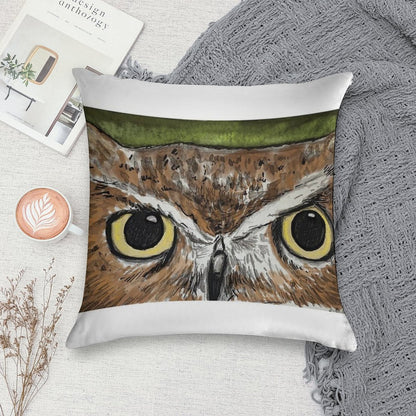 Wise Woods Owl Soft Style Accent Throw Pillow